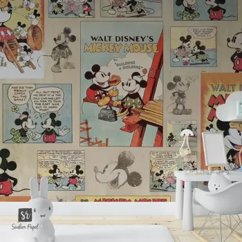 Papel de Parede Quadrinhos Mickey