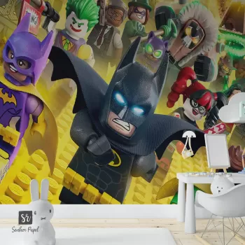 Papel de Parede  Batman e Vilões Lego