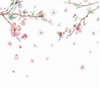 Papel de Parede Cerejeira Floral Adesivo