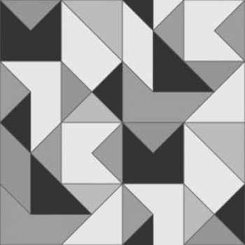 Papel de Parede - Geometrico Cinza e Preto